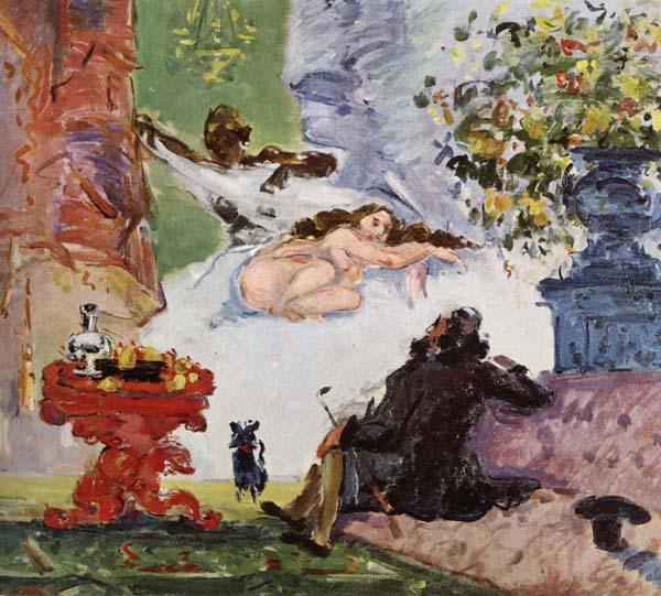 Paul Cezanne A Modern Olympia China oil painting art
